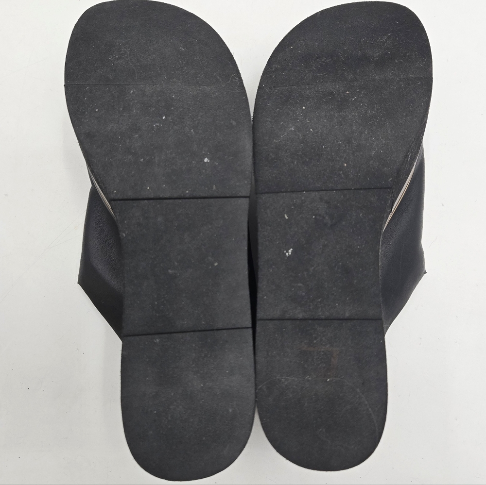 Naked Feet Sandals Flow Platform Black Leather - Picture 10 of 13
